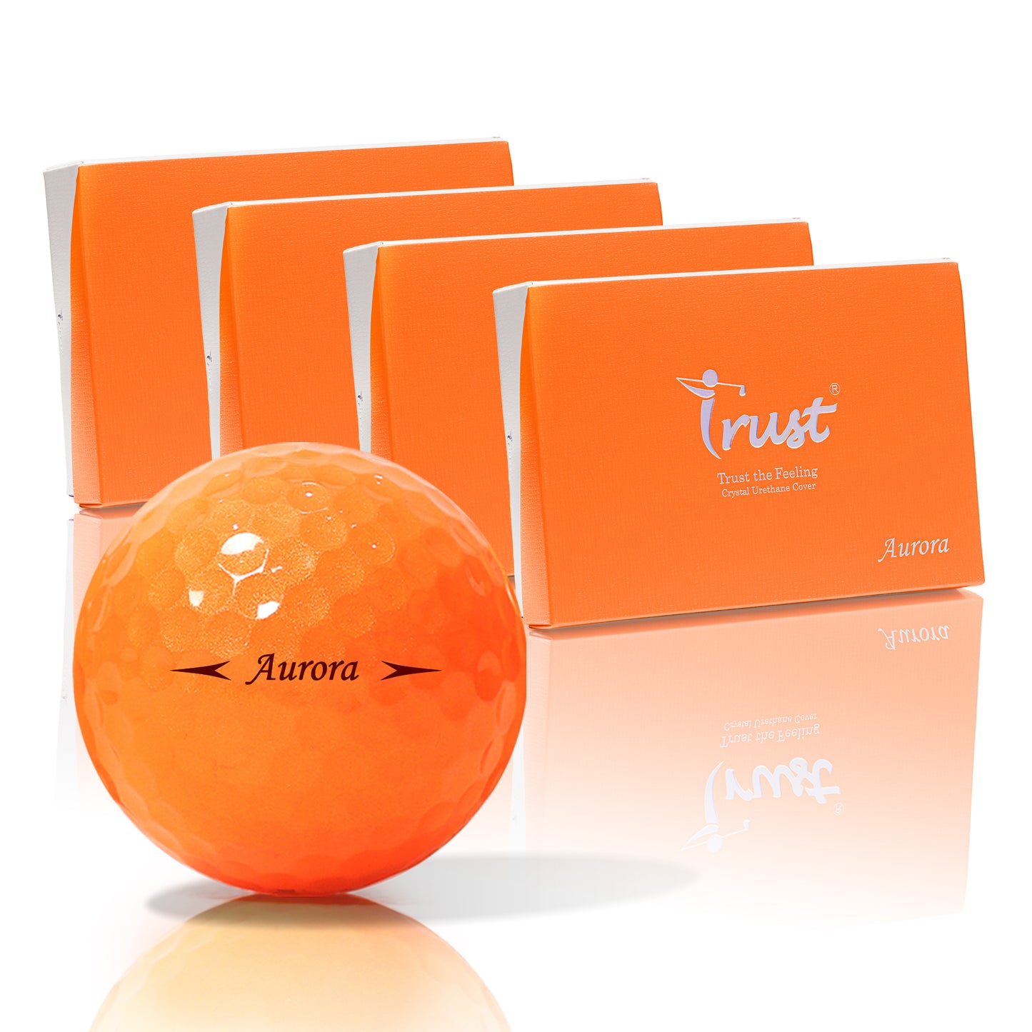 K9 Model- Aurora Orange- Crystal Urethane Cover with Dynamic Core