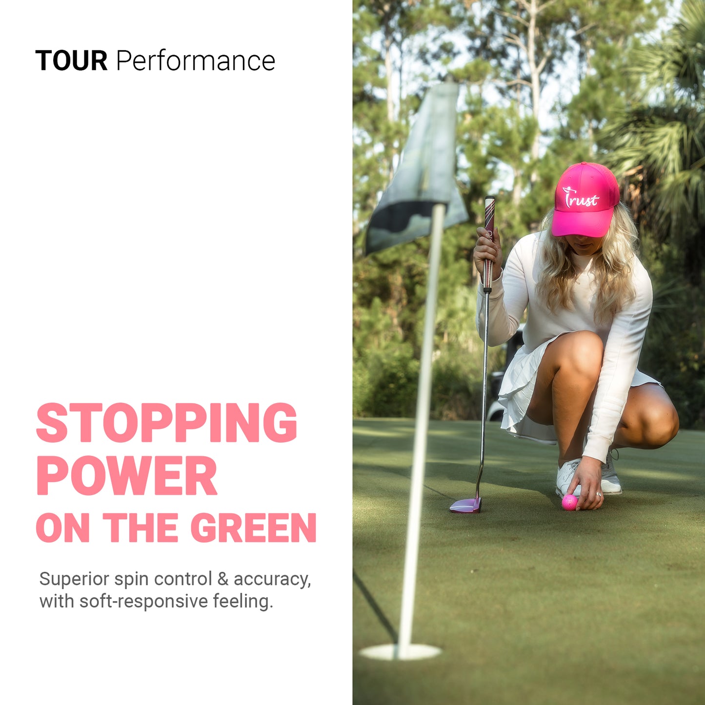 K9 Model- Rosa Golden Pink- Crystal Urethane Cover with Dynamic Core