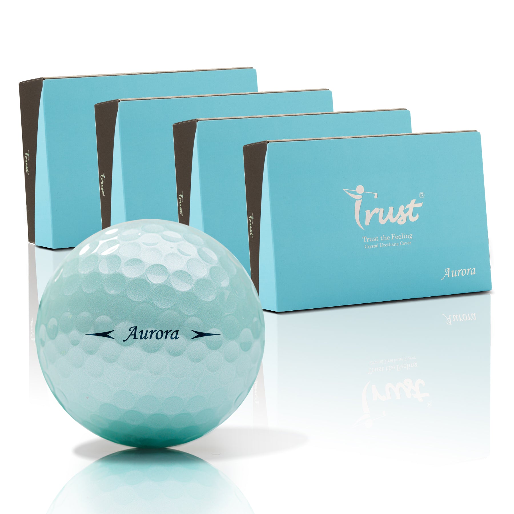 Trust Golf Aurora   2ダース  新品　送料無料　公認球 Trust Aurora Golf Ball- Crystal Urethane Cover with Reactive Core
