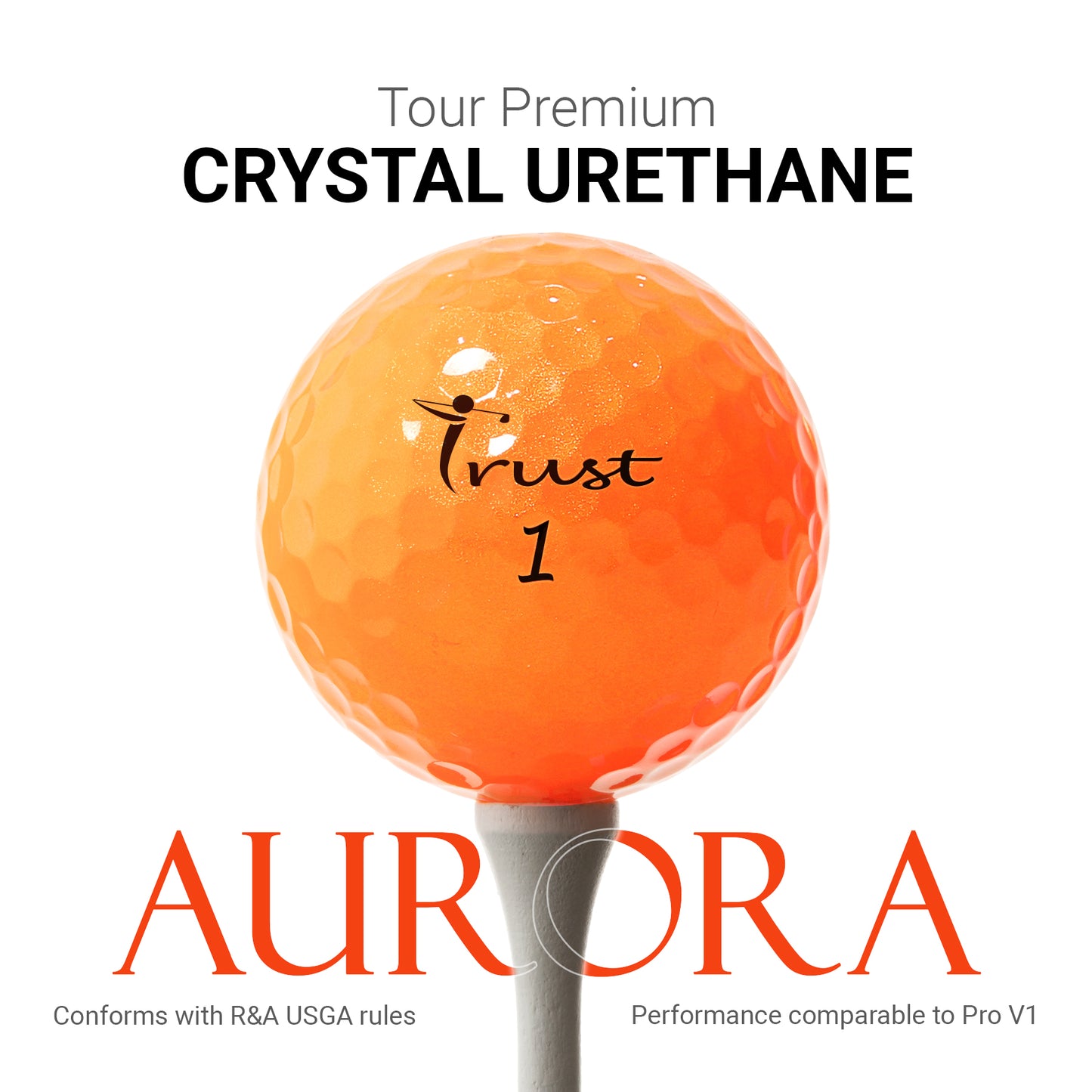 K9 Model- Aurora Orange- Crystal Urethane Cover with Dynamic Core