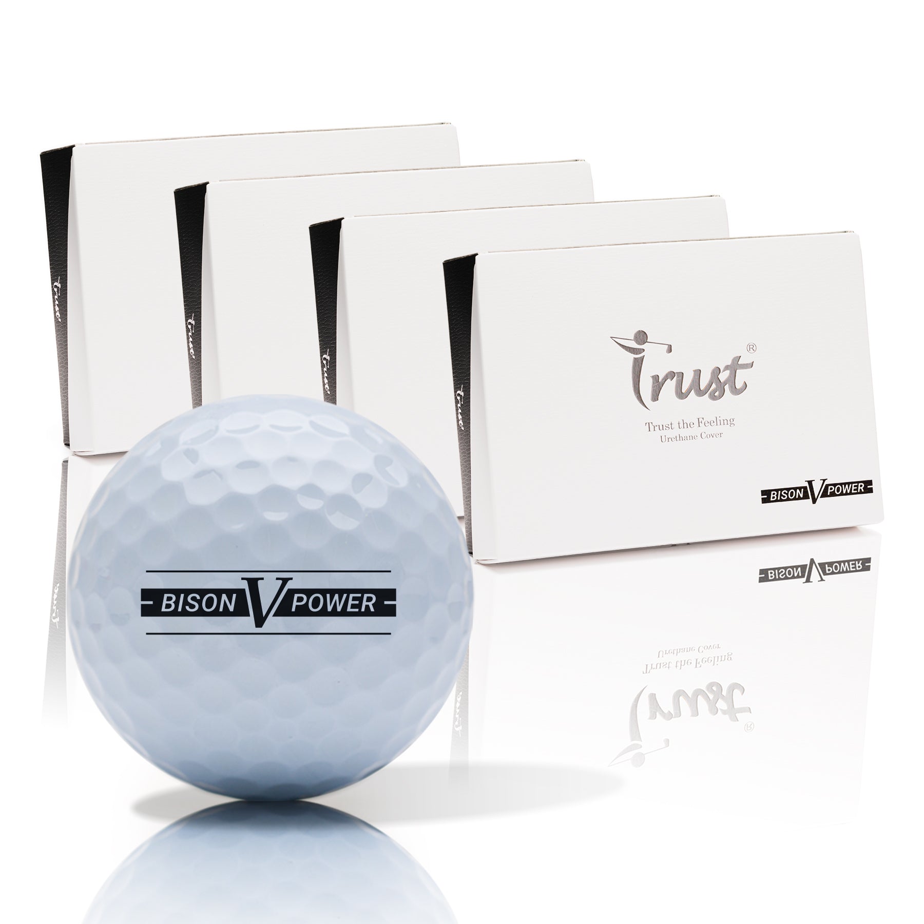 TrustトラストゴルフボールBison V PowerとROSAセット24球 K9 Bison V Power - For Swing Speed under 105 mph - Trust