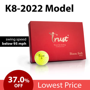 K8 Model-Bison Soft - Swing Speed Under 95 mph - White / Yellow