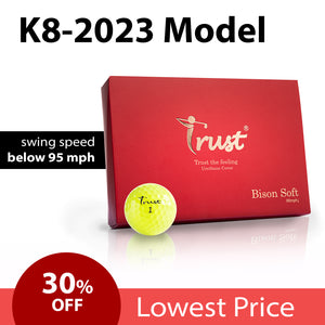 K8 Model-Bison Soft - Swing Speed Under 95 mph - White / Yellow