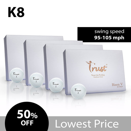 K8 Model-  Bison V - Swing Speed 95-105 mph - White / Yellow