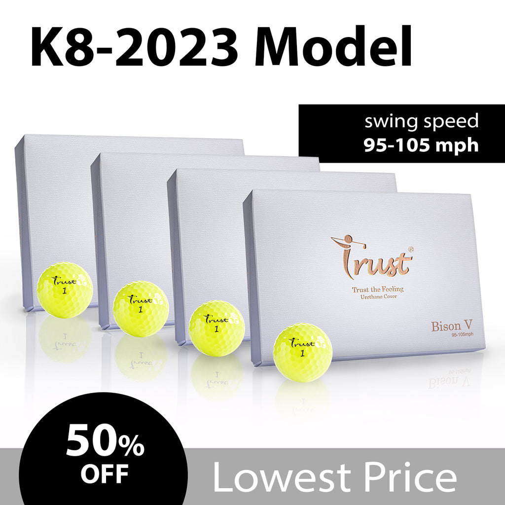 K8 Model-  Bison V - Swing Speed 95-105 mph - White / Yellow