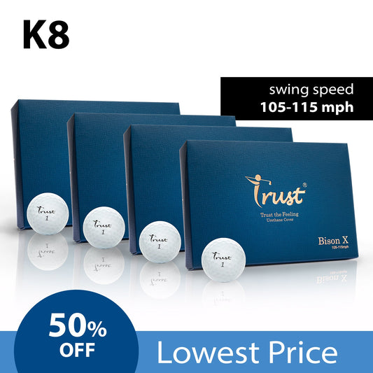 K8 Model-  Bison X - Swing Speed 105-110 mph - White / Yellow