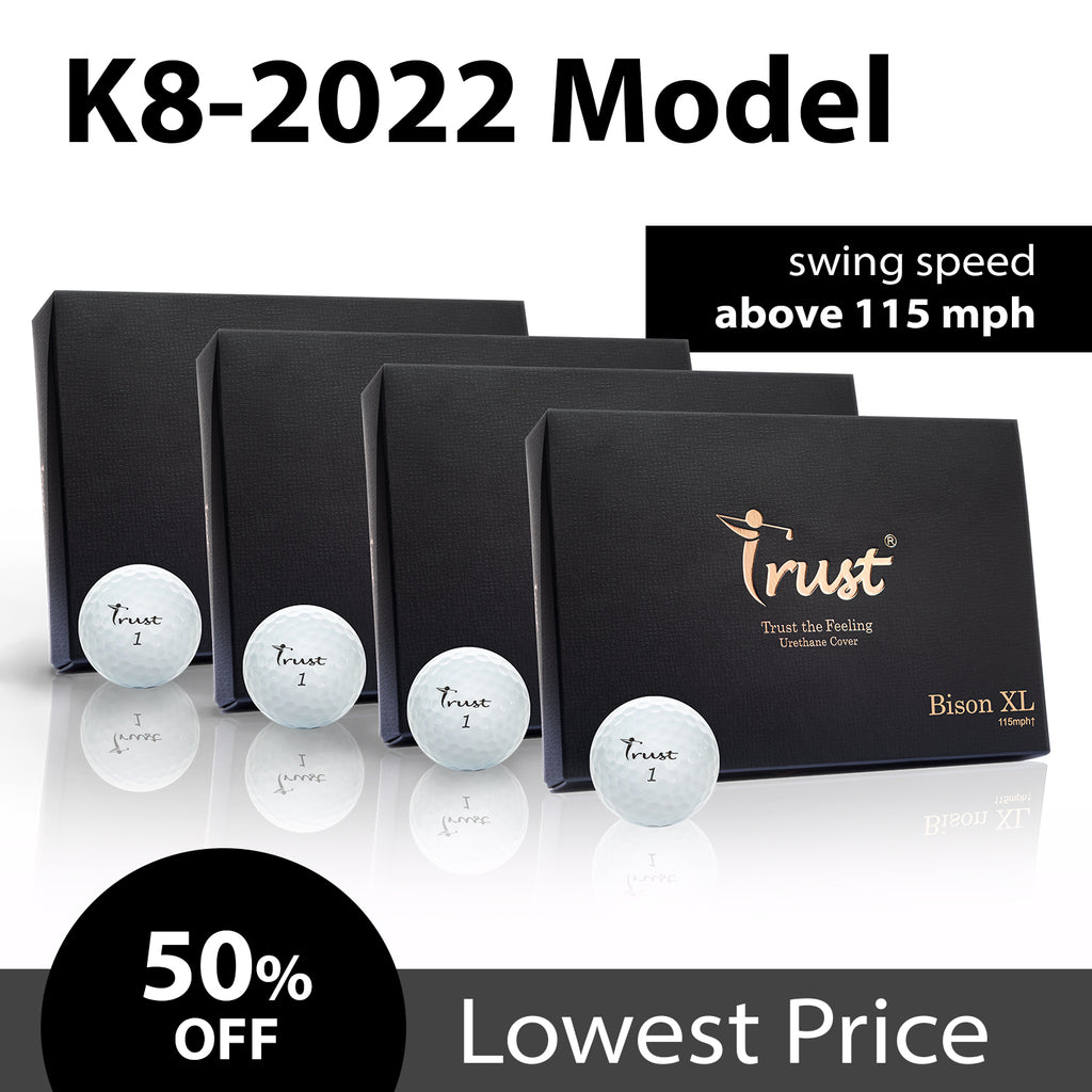 K8 Model-Bison XL -Swing Speed 110 mph or faster - White / Yellow
