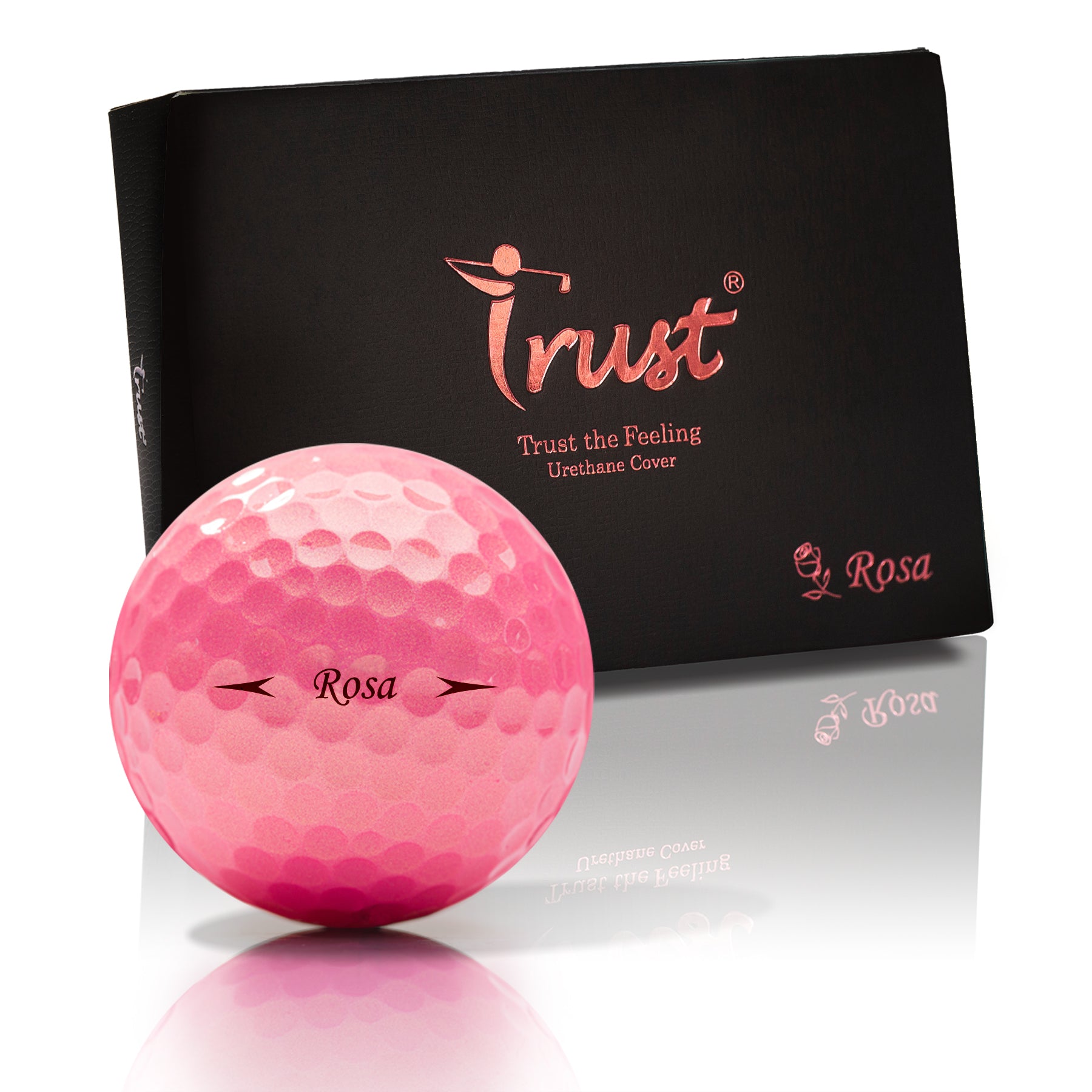 Trust Aurora Golf Ball- Crystal Urethane Cover with Reactive Core