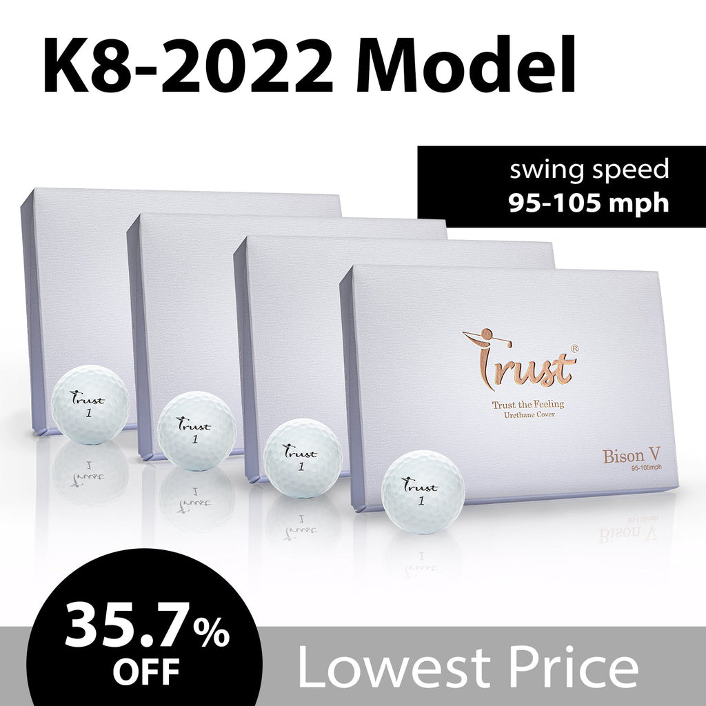 K8 Model - Bison V - Swing Speed 95 - 105 mph - White / Yellow - Trust Golf USA