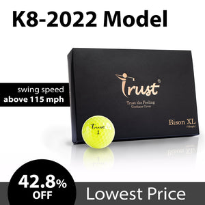 K8 Model - Bison XL - Swing Speed 110 mph or faster - White / Yellow - Trust Golf USA