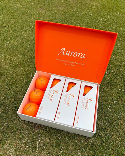 K9 Model - Aurora Orange - Crystal Urethane Cover with Dynamic Core - Trust Golf USA