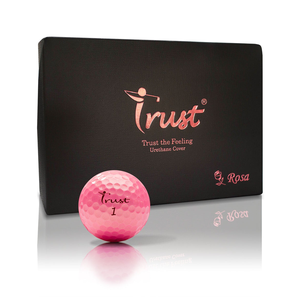 K9 Model - Rosa Golden Pink - Crystal Urethane Cover with Dynamic Core - Trust Golf USA