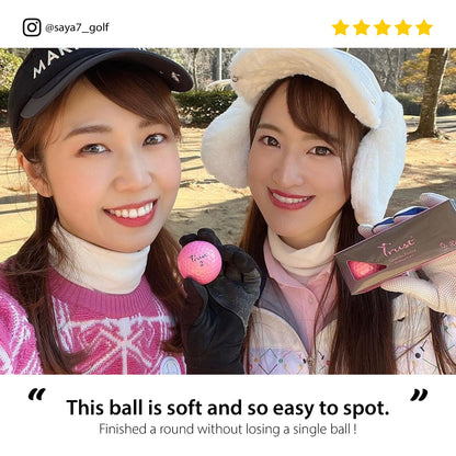 K9 Model - Rosa Golden Pink - Crystal Urethane Cover with Dynamic Core - Trust Golf USA